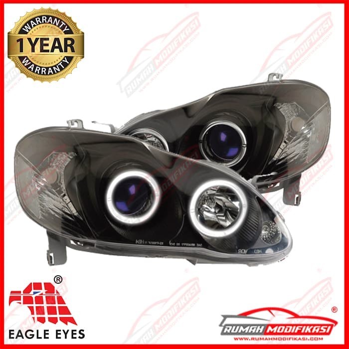 HEAD LAMP - TOYOTA COROLLA ALTIS 2001-2007 - EAGLEEYES - ANGELEYES