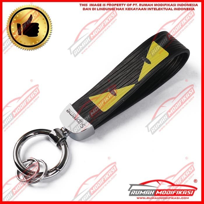 GANTUNGAN KUNCI - KEY CHAIN - BLACK RUBBER - LITTLE MONSTER - FENDI