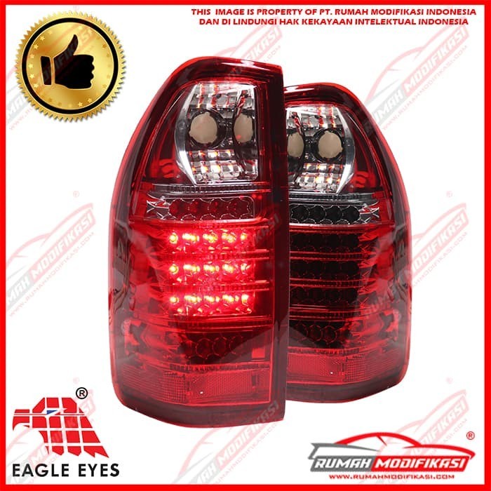 STOP LAMP - ISUZU D-MAX 2003-2005 - LED - RED CLEAR - EAGLEEYES
