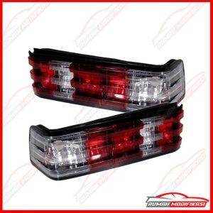 STOP LAMP BENZ W201 190E 1982-1993 - CRYSTAL - RED CLEAR