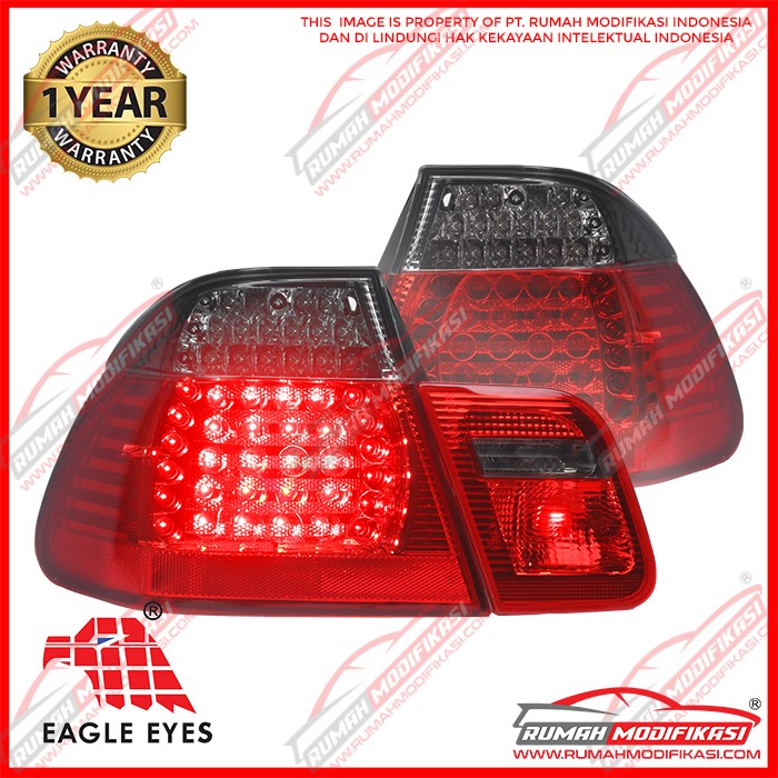 STOP LAMP - BMW E46 2002-2005 - EAGLEEYES - RED SMOKE - LED - M3 STYLE