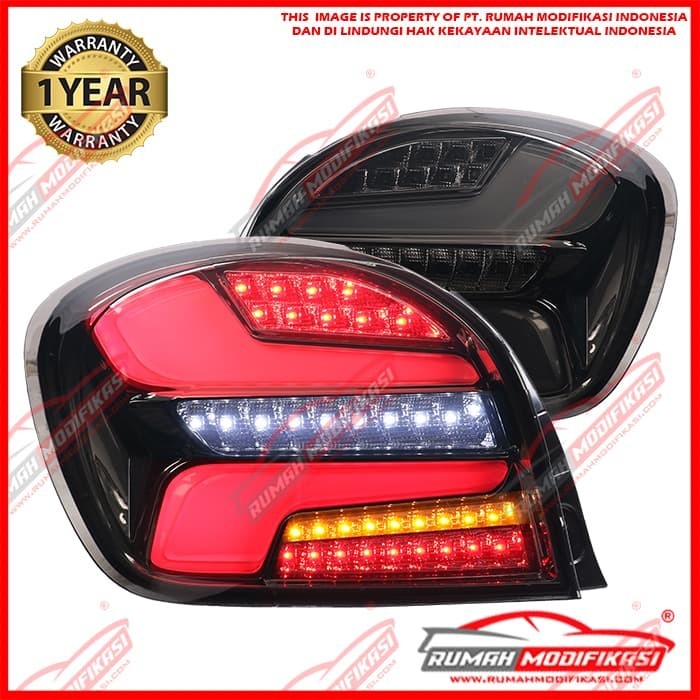 STOP LAMP - SUZUKI BALENO 2015-2019 - SMOKE - LIGHT BAR - SEQUENTIAL