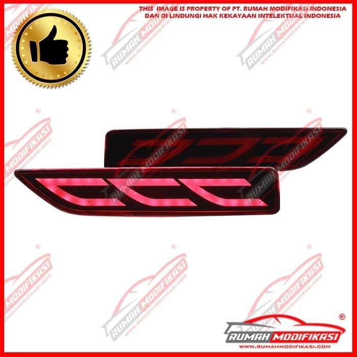 BUMPER LAMP - HONDA MOBILIO 2016-2019 - RED - LIGHT BAR - VERSI 2