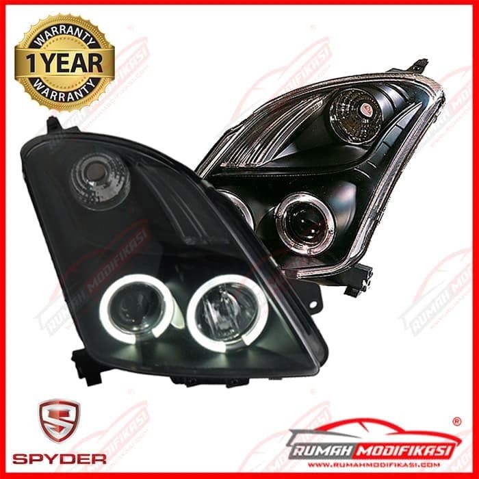HEADLAMP - SUZUKI SWIFT 2004-2010 - ANGEL EYES - PROJECTOR - SONAR