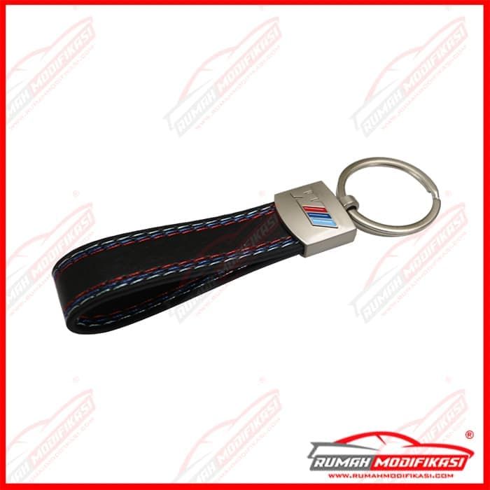 GANTUNGAN KUNCI - KEY CHAIN - BMW LOGO //M - LEATHER