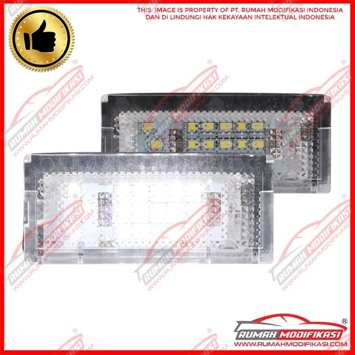 LAMPU PLAT NOMOR - BMW E46 1999-2004 - SUPER BRIGHT - PUTIH - LED