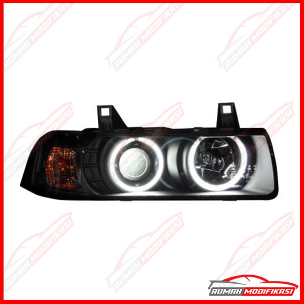 HEADLAMP - BMW E36 1991-1999 - EAGLEEYES - ANGEL EYES - PROJECTOR