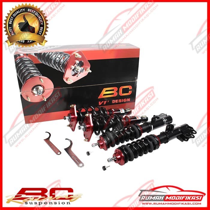 LOWERING KIT - COILOVER - TOYOTA SIENTA 2015-2019 - BC RACING - V1VL