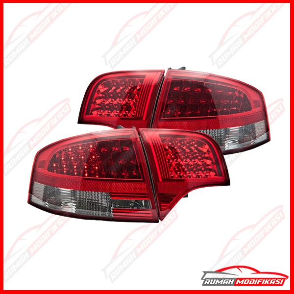 STOP LAMP - AUDI A4 B7 2005-2007 - EAGLEEYES - RED CLEAR - LED