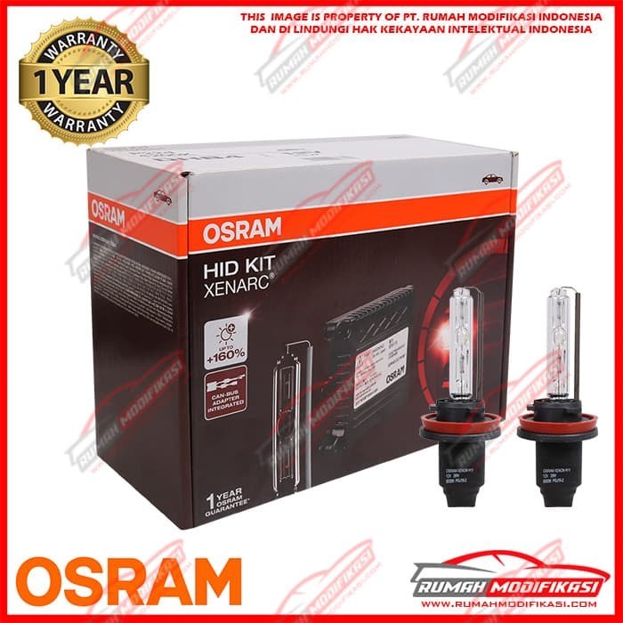 OSRAM - HID XENARC CONVERSION KIT - H11 - 6000K - 12V - 35WATT - PUTIH