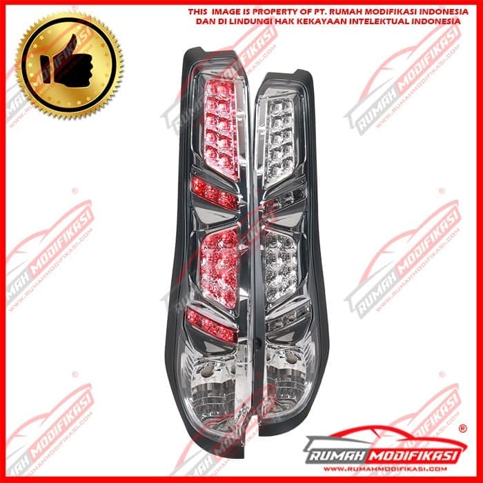 STOP LAMP - NISSAN X-TRAIL 2007-2013 - LED - ALL CHROME - CLEAR LENS