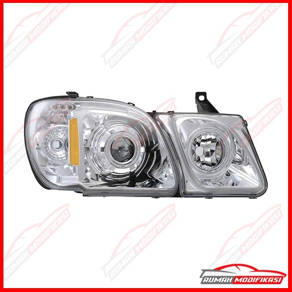 HEAD LAMP - LEXUS LX470 - FJ100 CYGNUS 1998-2007 - ANGEL EYES - HALO