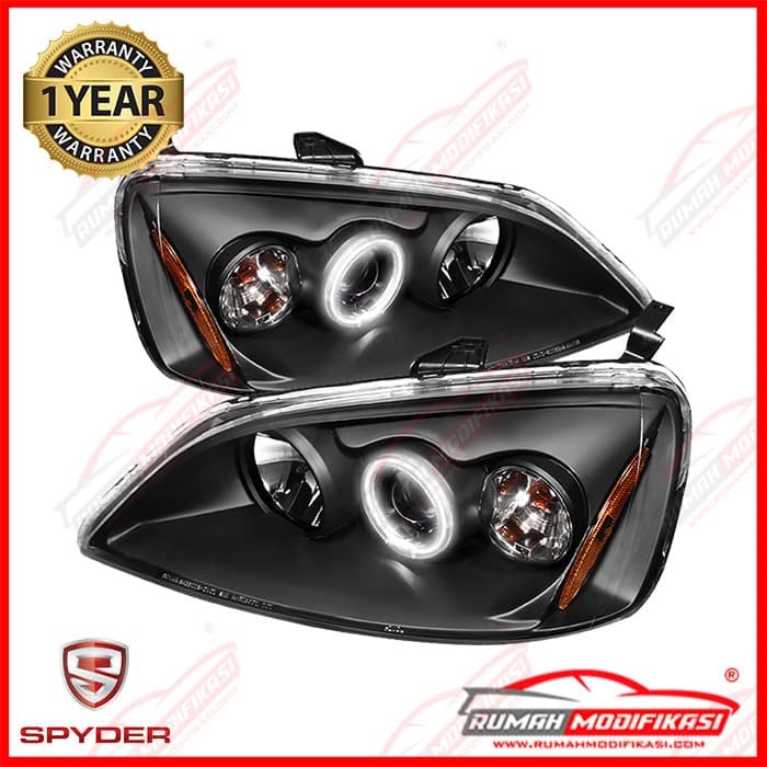 HEADLAMP - HONDA CIVIC 2001-2003 - SONAR - ANGEL EYES