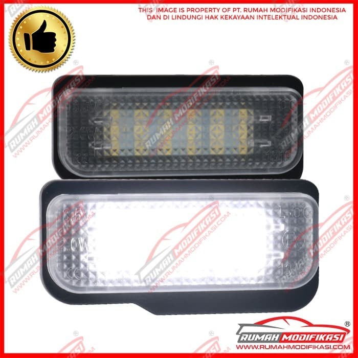 LAMPU PLAT NOMOR - BENZ C-CLASS W203 2001 - SUPER BRIGHT - PUTIH - LED