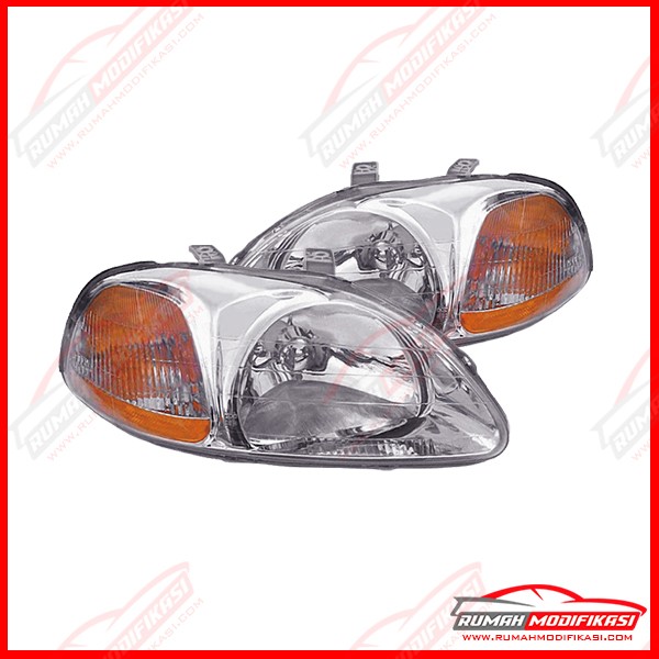HEAD LAMP - HONDA CIVIC FERIO 1996-1998 - EAGLEEYES - USDM
