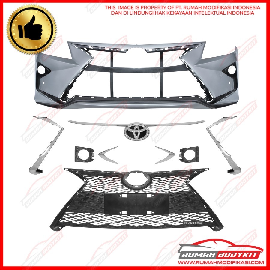 BUMPER CAMRY 2006 - 2011 CONVERSION KIT - LEXUS STYLE