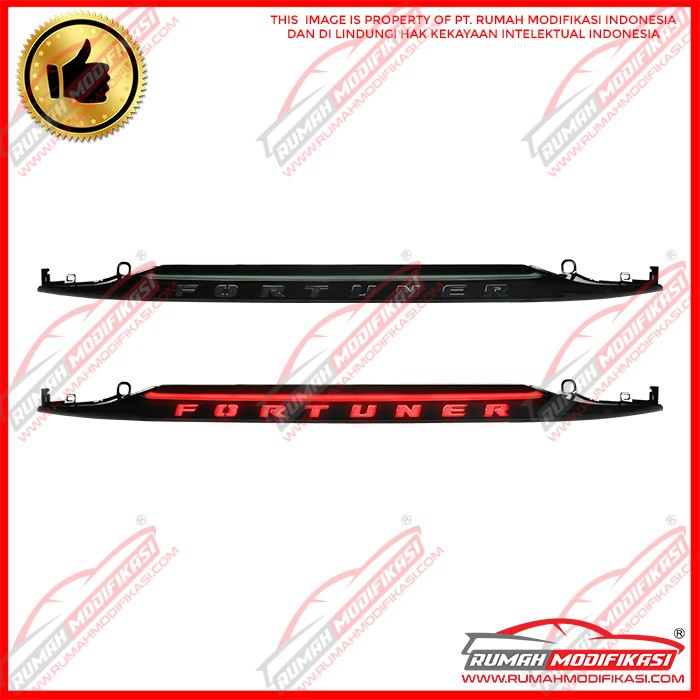 TRUNK LIGHT FORTUNER 2020 - ON - WELCOME LIGHT SMOKE