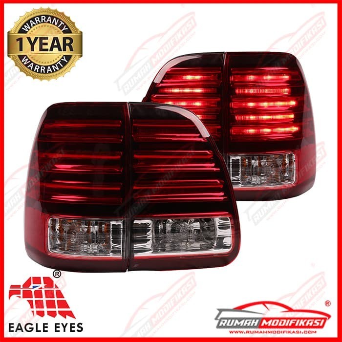 STOP LAMP - LEXUS LX470 1998-2002 - LED - RED CLEAR - EAGLEEYES