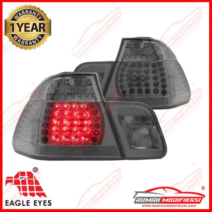 STOP LAMP BMW E46 1999-2001 - EAGLEEYES - ALL SMOKE - LED - M3 STYLE