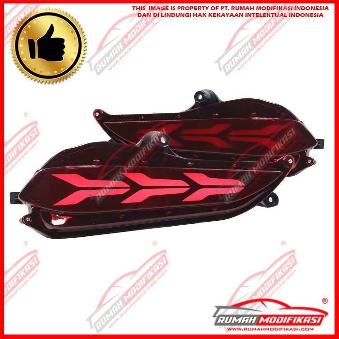 BUMPER LAMP - TOYOTA VIOS 2018-2019 - RED - LIGHT BAR TYPE 2