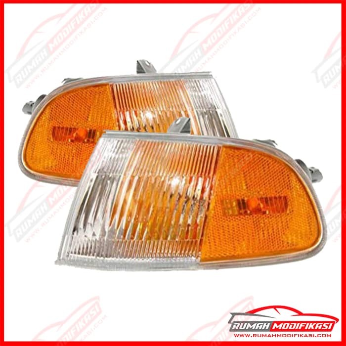 FRONT CORNER LAMP - HONDA CIVIC 92-95 ESTILO - CLEAR AMBER - US STYLE
