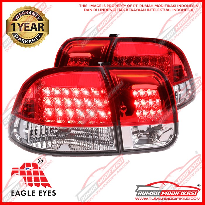 STOP LAMP - HONDA CIVIC FERIO 1996-1998 - LED - RED CLEAR