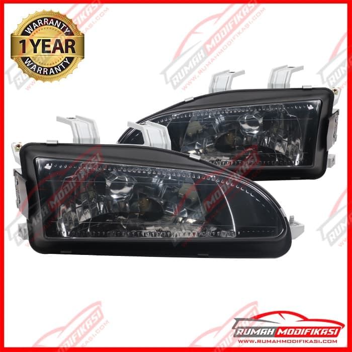 HEADLAMP - HONDA CIVIC GENIO 1992-1995 - BLACK - DEPO