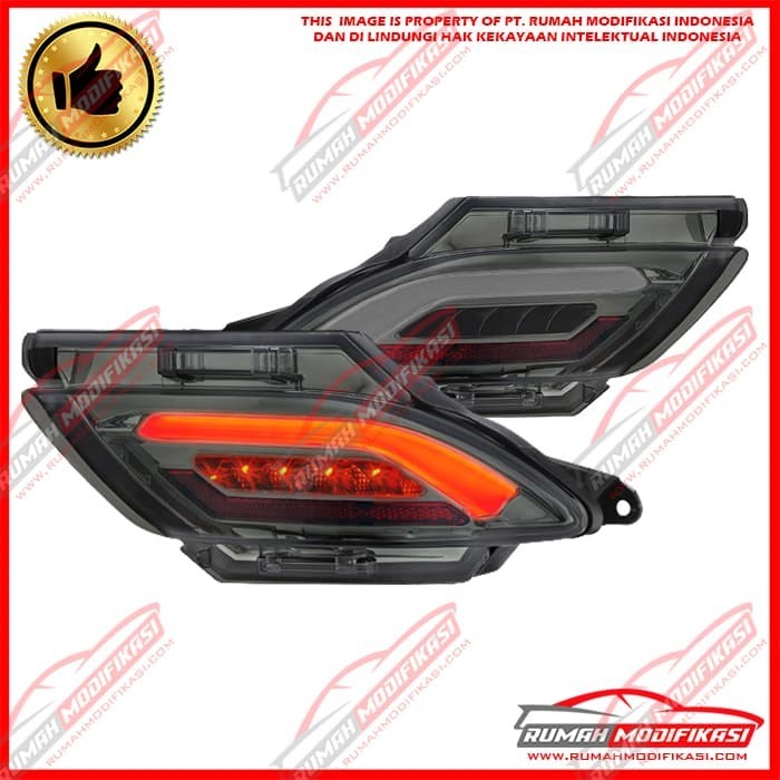 BUMPER LAMP - LEXUS RX270 2009-2015 - LIGHT BAR - LED - SMOKE