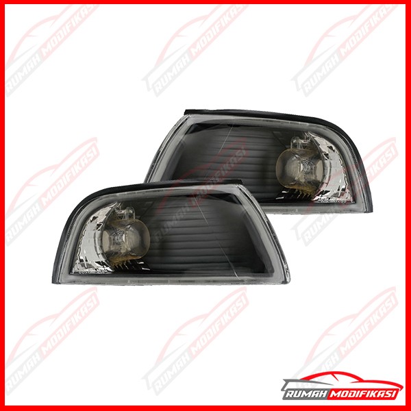 CORNER LAMP - MITSUBISHI LANCER 1997-2001 - BLACK JDM - EAGLEEYES