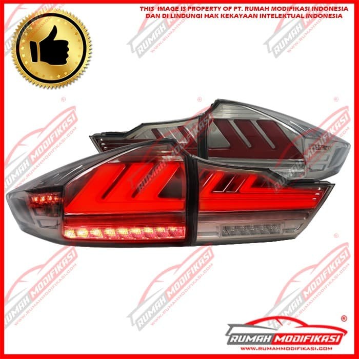 STOP LAMP - HONDA CITY 2014-2018 - LIGHT BAR - SEQUENTIAL - SMOKE