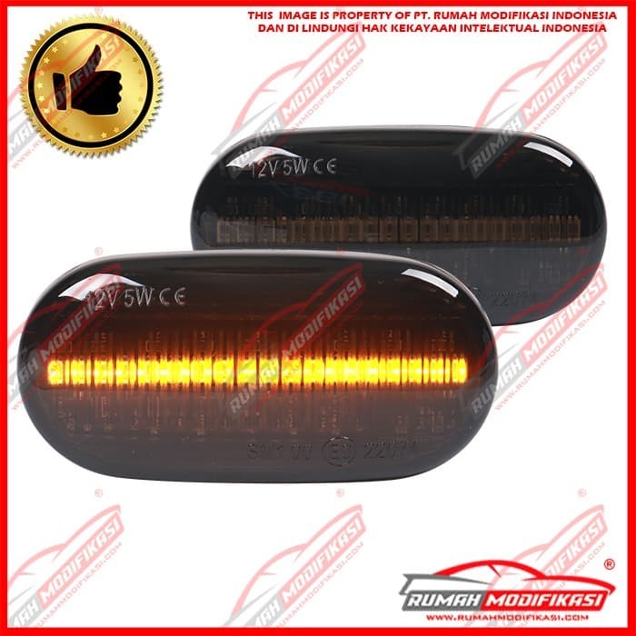 SIDE LAMP - HONDA CIVIC GENIO 1992-1995 - SMOKE - LED - SEQUENTIAL