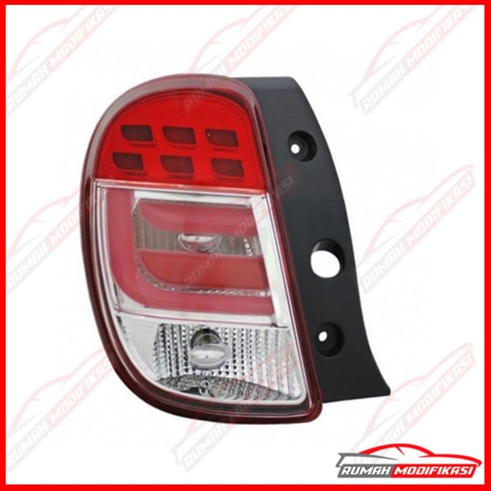 STOP LAMP - NISSAN MARCH 2010-2016 - LIGHT BAR - RED CLEAR