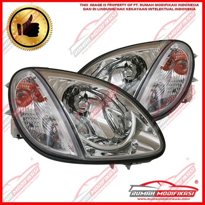 HEADLAMP - BENZ R170 SLK 1996-2003 - REPLACEMENT - TAIWAN - DEPO