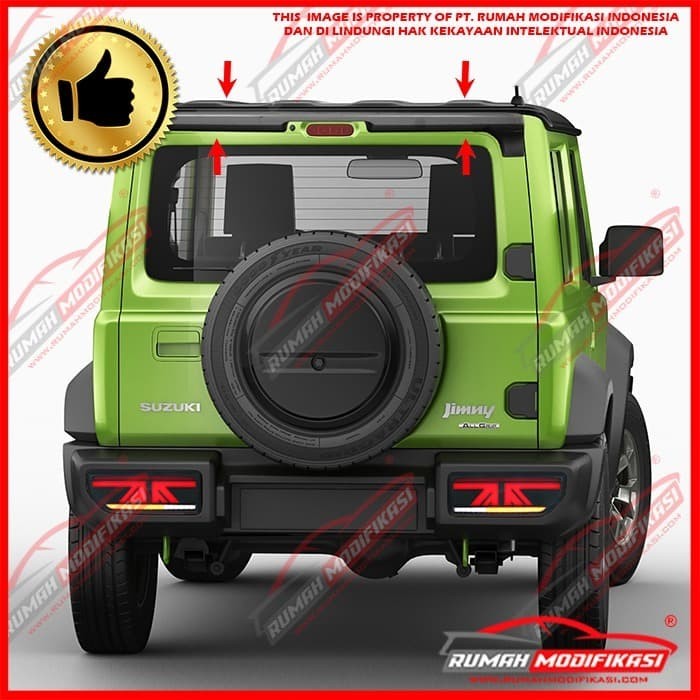 SPOILER - ROOF SPOILER - SUZUKI JIMNY 2018-ON - ABS PLASTIC