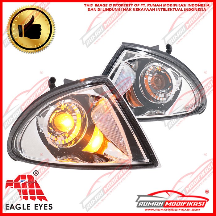 CORNER LAMP BMW E46 1999-2001 - CRYSTAL CLEAR - EAGLEEYES
