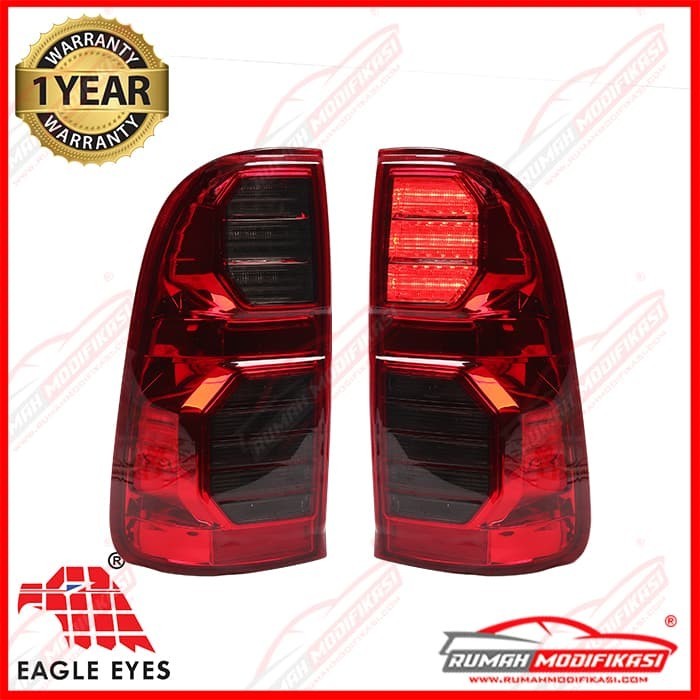 STOP LAMP - TOYOTA HILUX VIGO 2004-2014 - EAGLEEYES - LED - RED SMOKE
