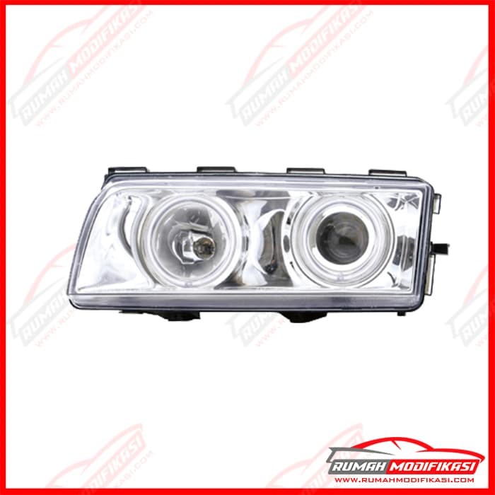 HEADLAMP - BMW E38 1995-1998 - EAGLEEYES - ANGEL EYES - CHROME