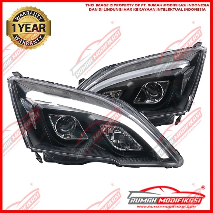 HEAD LAMP - HONDA CRV GEN3 2007-2011 - PROJECTOR - LIGHT BAR