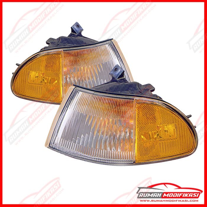 FRONT CORNER LAMP - HONDA CIVIC 92-95 GENIO - CLEAR AMBER - US STYLE