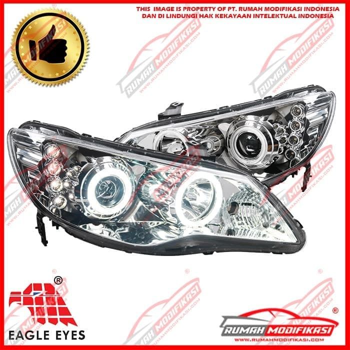 HEAD LAMP - HONDA CIVIC FD 2006-2011 - EAGLEEYES - LED - ANGELEYES
