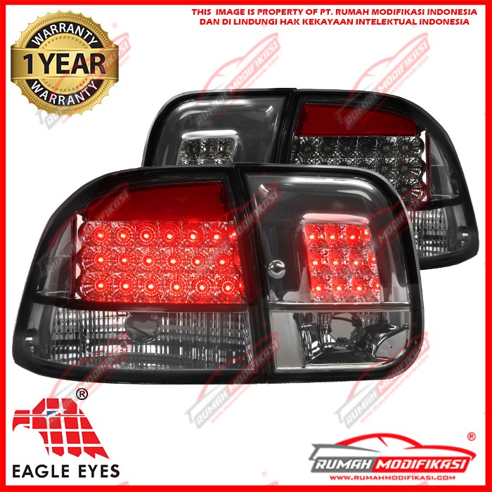 STOP LAMP - HONDA CIVIC FERIO 1996-1998 - EAGLEEYES - LED - SMOKE
