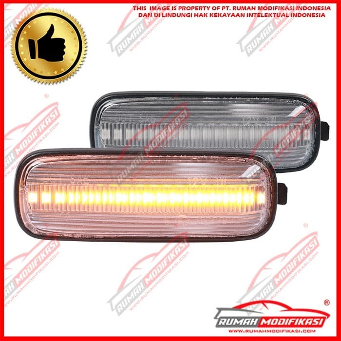 SIDE LAMP - HONDA CIVIC FERIO 1996-2000 - CLEAR - LED - SEQUENTIAL