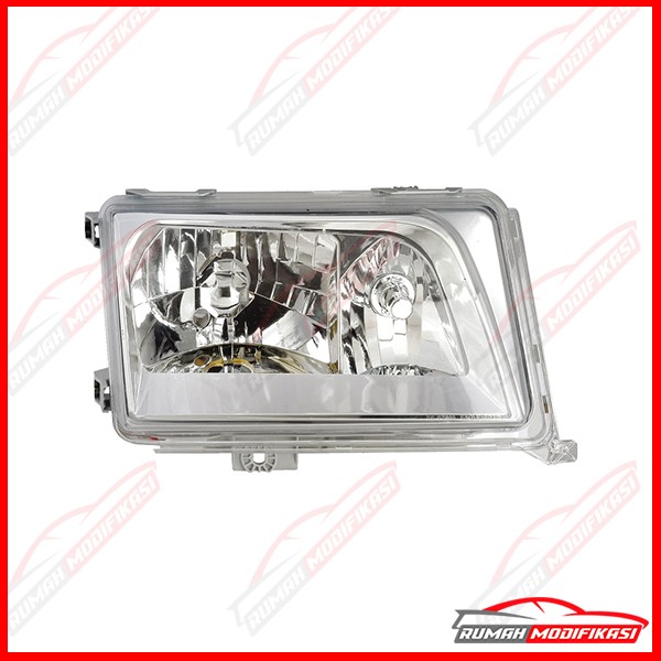 HEAD LAMP - W124 E-CLASS 1994-1996 - EAGLEEYES - CHROME - 6 PIN