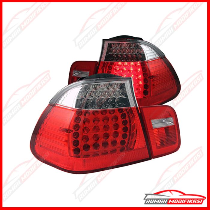 STOP LAMP - BMW E46 1999-2003 - RED CLEAR - LED - M3 STYLE
