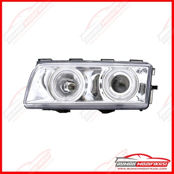 HEADLAMP - BMW E38 1996 -1998 - EAGLEEYES - ANGEL EYES - CHROME