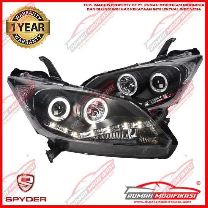 HEAD LAMP - HONDA FREED 2009 - ON - SONAR - BLACK - AUDI STYLE