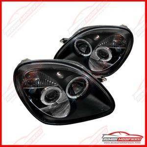 HEADLAMP MERCEDES BENZ R170 SLK '96-03' - SONAR - ANGEL EYES