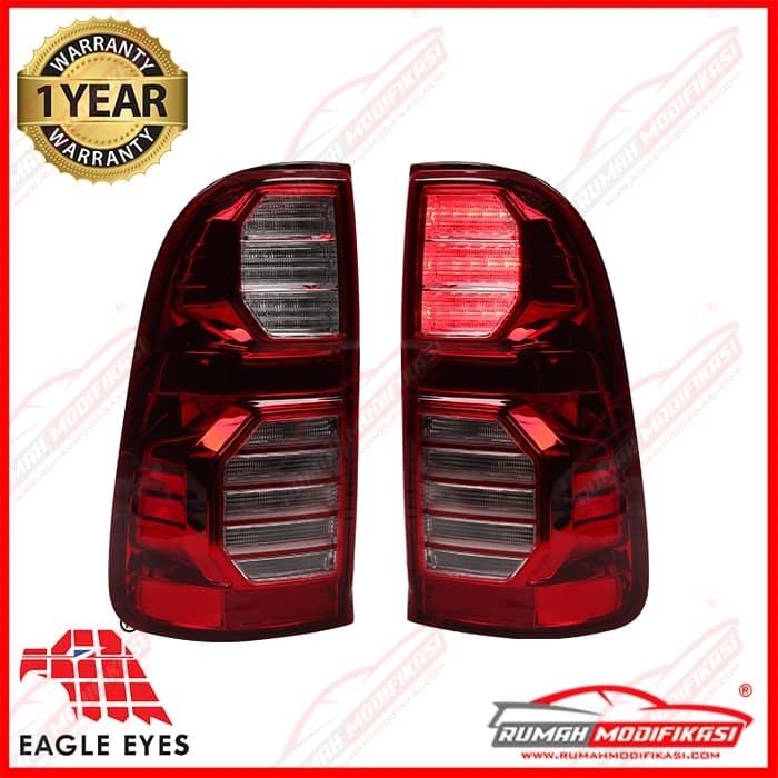 STOP LAMP - TOYOTA HILUX VIGO 2004-2014 - EAGLEEYES - LED - RED CLEAR