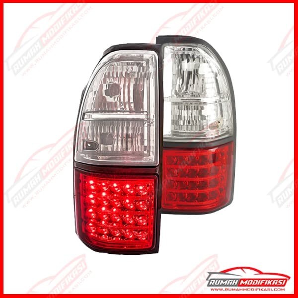 STOP LAMP TOYOTA PRADO FJ90 1998-2002 - EAGLEEYES - RED CLEAR - LED