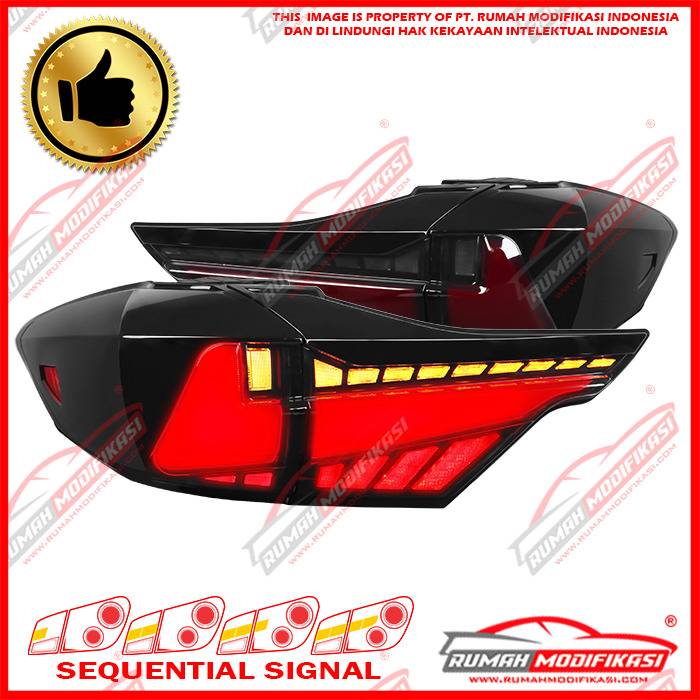 STOP LAMP - TOYOTA RUSH 2018-ON - ALL SMOKE - LED - LIGHTBAR - SEQUENTIAL